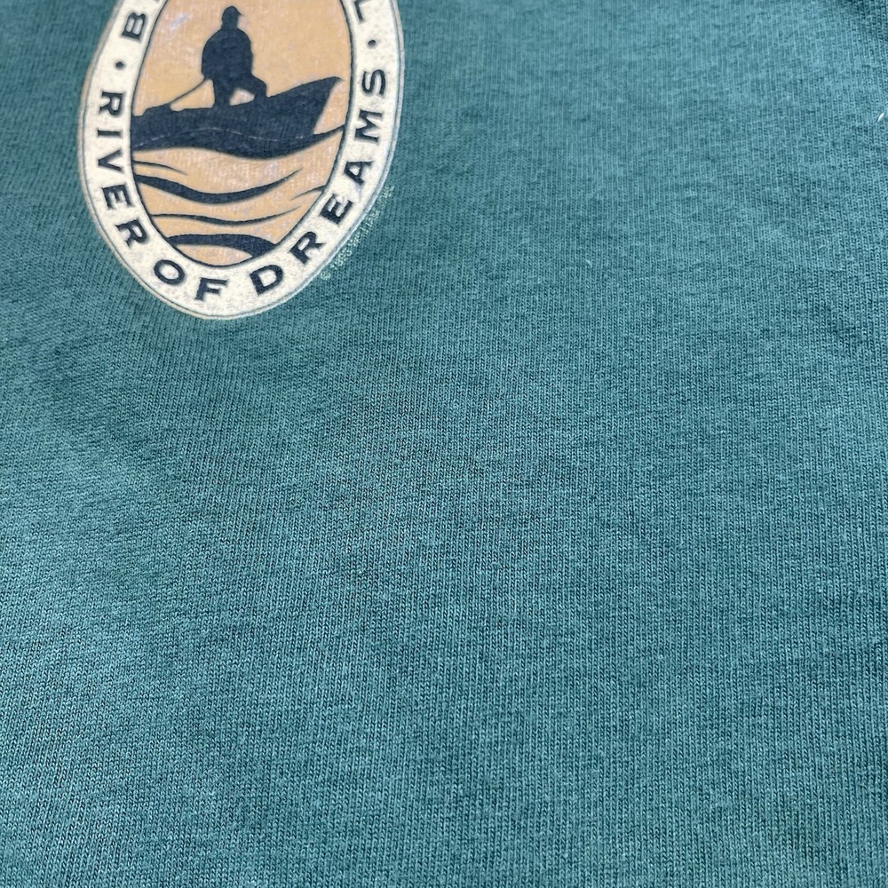 Vintage Billy Joel Shirt Mens XL Green River of Dreams Single Stitch Tour 90s - Picture 4 of 10
